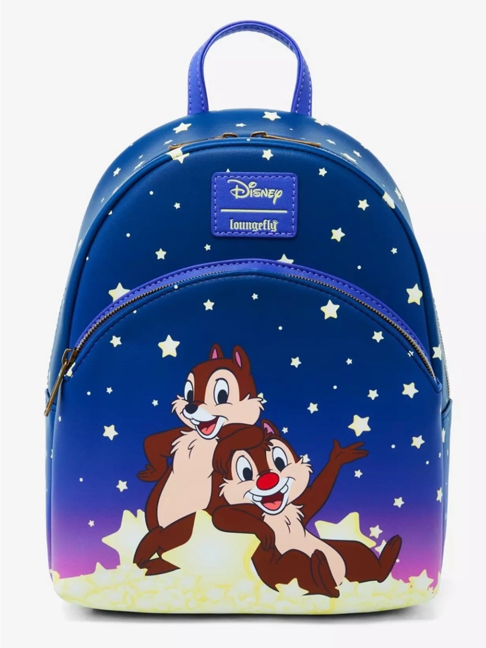 Loungefly Chip 'n' Dale Gradient Blue Mini Backpack